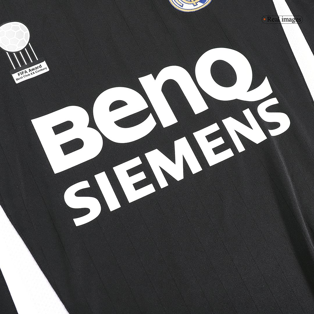 Retro 2006/07 SERGIO RAMOS #4 Real Madrid Segunda Equipación Manga Larga