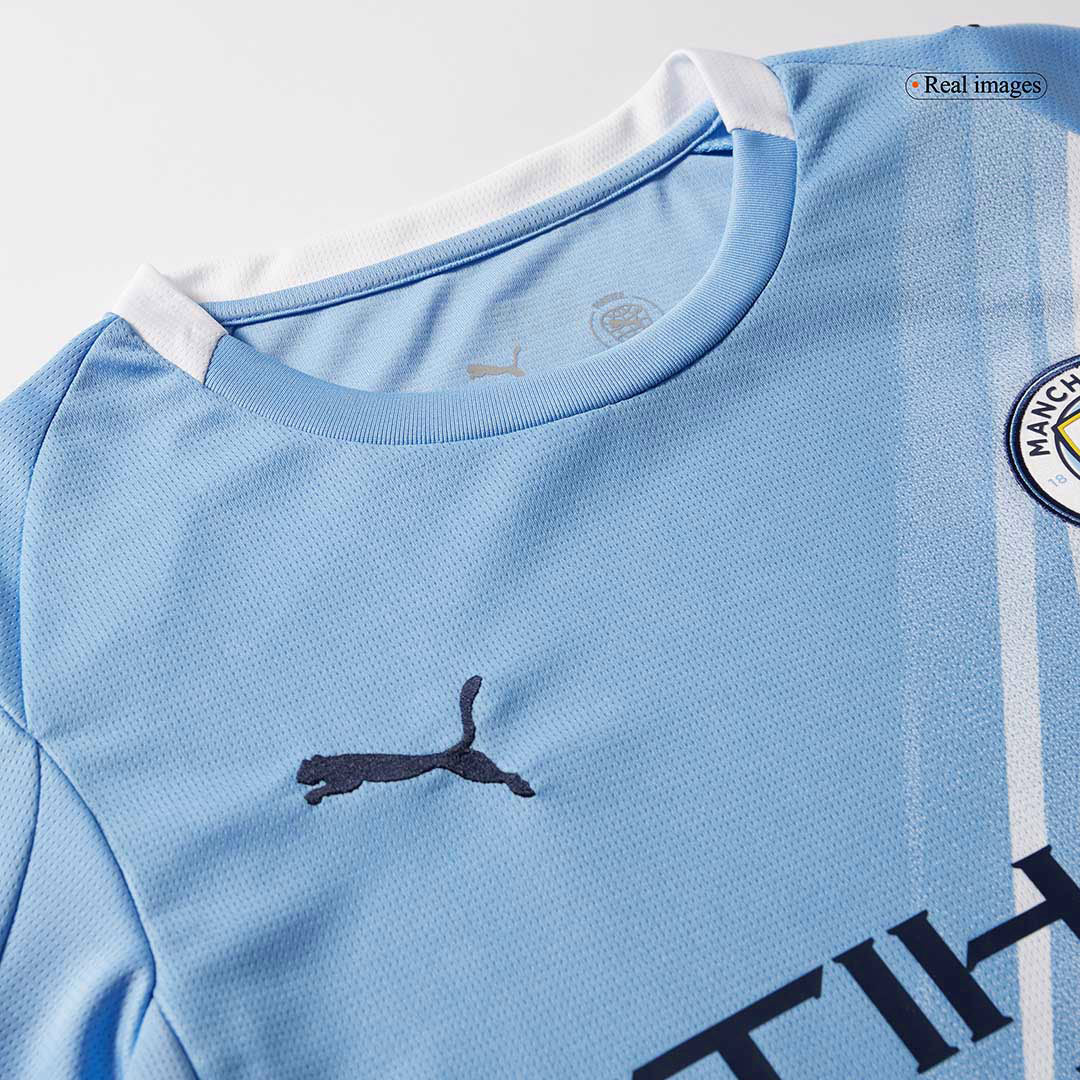 Conjunto Manchester City 2025/26 Primera Equipación Hombre Camiseta+Pantalón-Camisetas Pasion Shop
