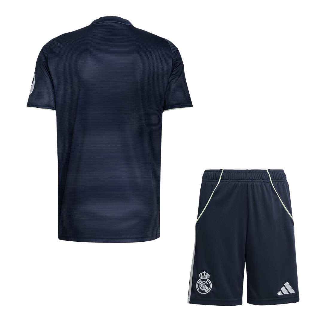 Conjunto Real Madrid 2025/26 Segunda Equipación-Camisetas Pasion Shop