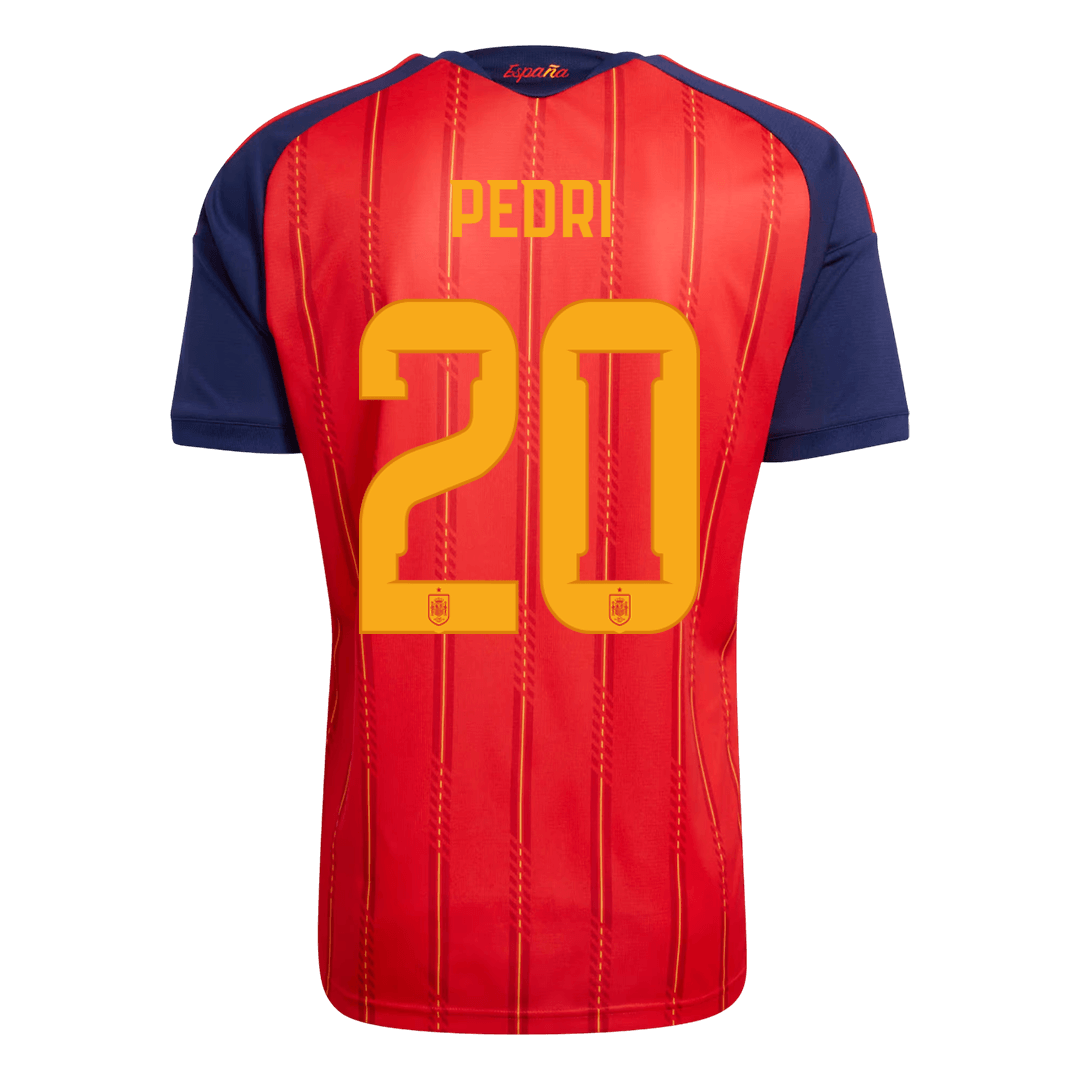 Camiseta PEDRI #20 Spain 2026 Primera Equipación Copa del Mundo - Version Hincha - Calidad premium