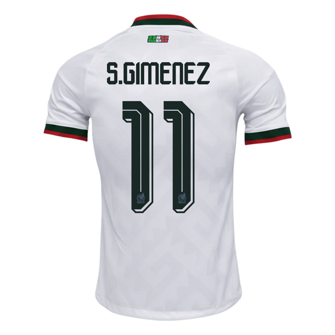 Camiseta Auténtica S.GIMENEZ #11 Mexico 2026 Segunda Equipación Copa del Mundo - Version Jugador