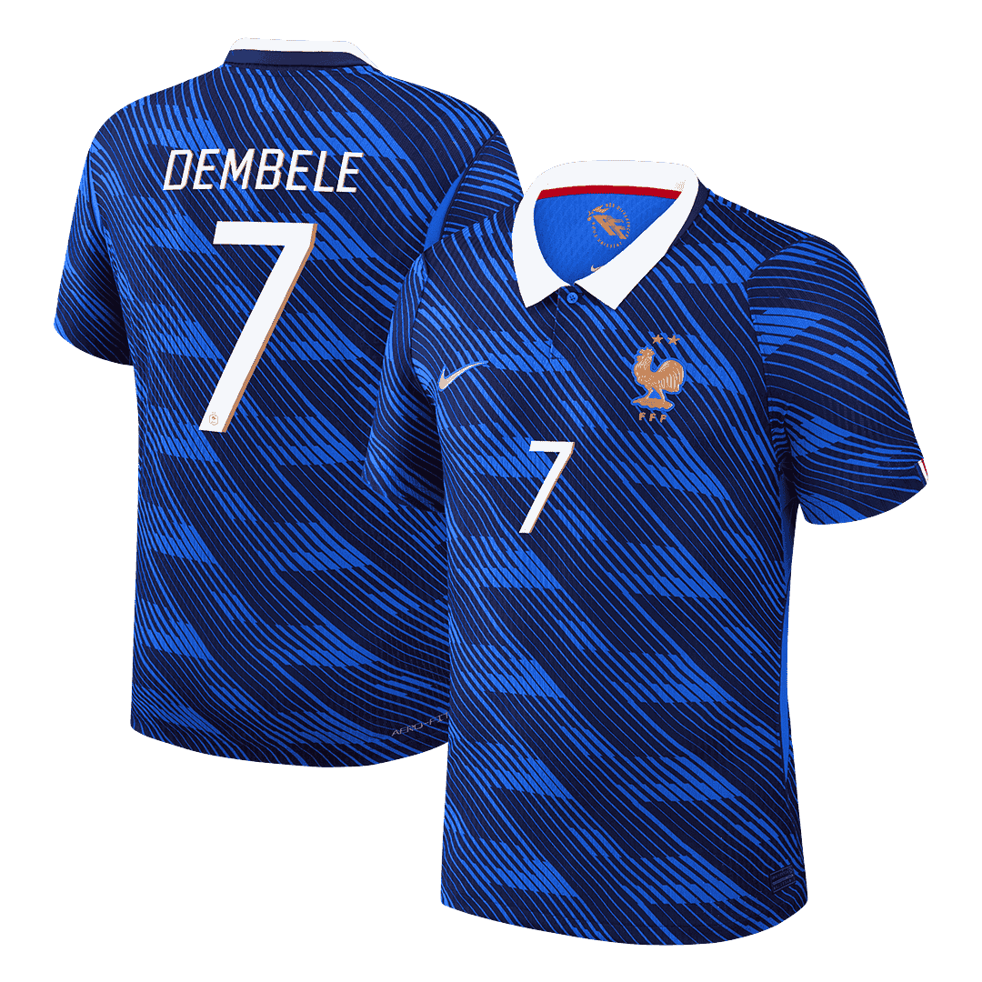 Camiseta Auténtica DEMBELE #7 France 2026 Primera Equipación Copa del Mundo - Version Jugador