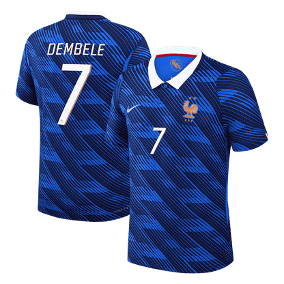 Camiseta Auténtica DEMBELE #7 France 2026 Primera Equipación Copa del Mundo - Version Jugador