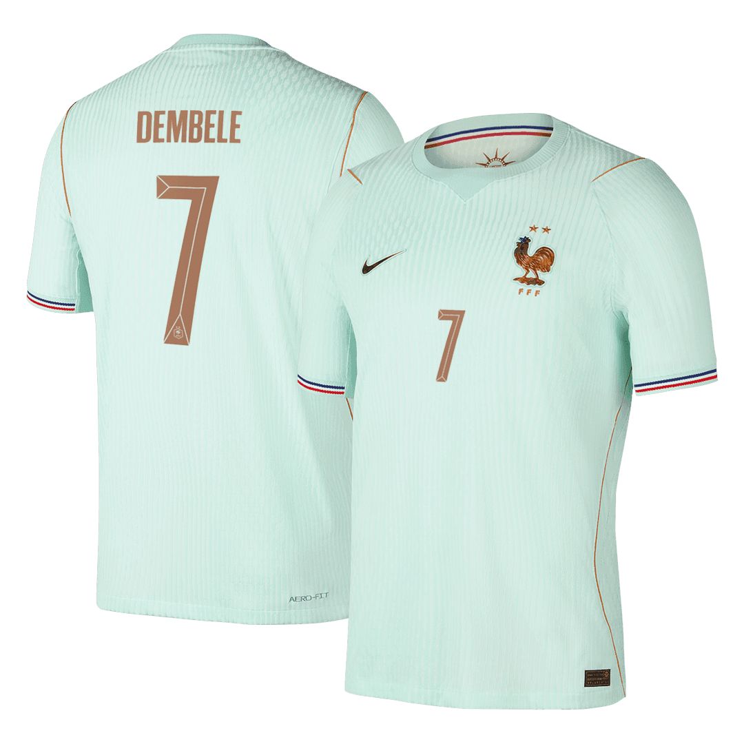 Camiseta Auténtica DEMBELE #7 France 2026 Segunda Equipación Copa del Mundo - Version Jugador