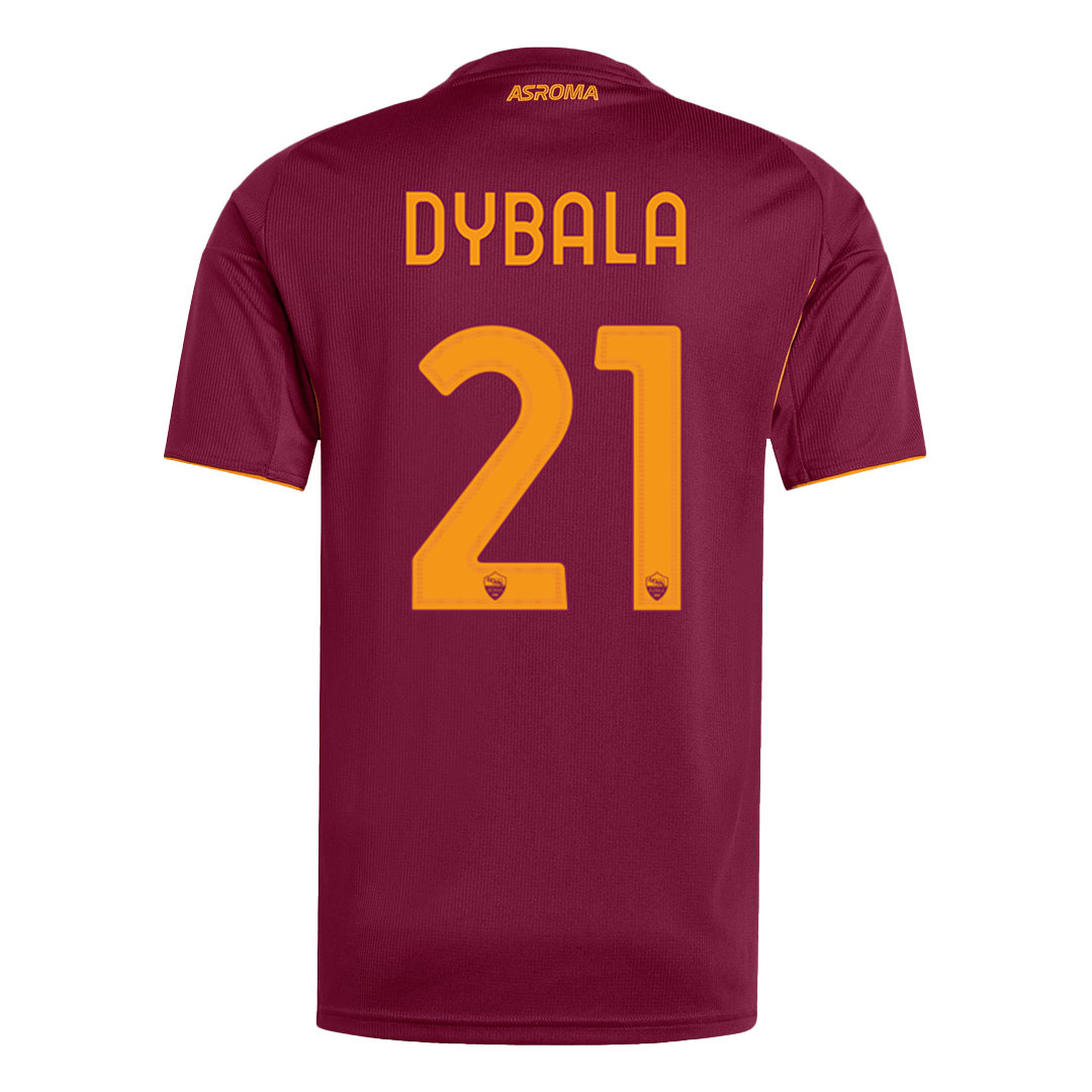 Camiseta DYBALA #21 Roma 2025/26 Primera Equipación - Versión Hincha