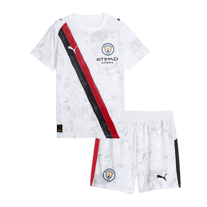 Miniconjunto Manchester City 2025/26 Clubs Mundiales camiseta de fútbol