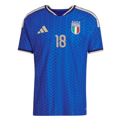 Camiseta Auténtica DARMIAN #13 Italy 2026 Primera Equipación Copa del Mundo - Version Jugador