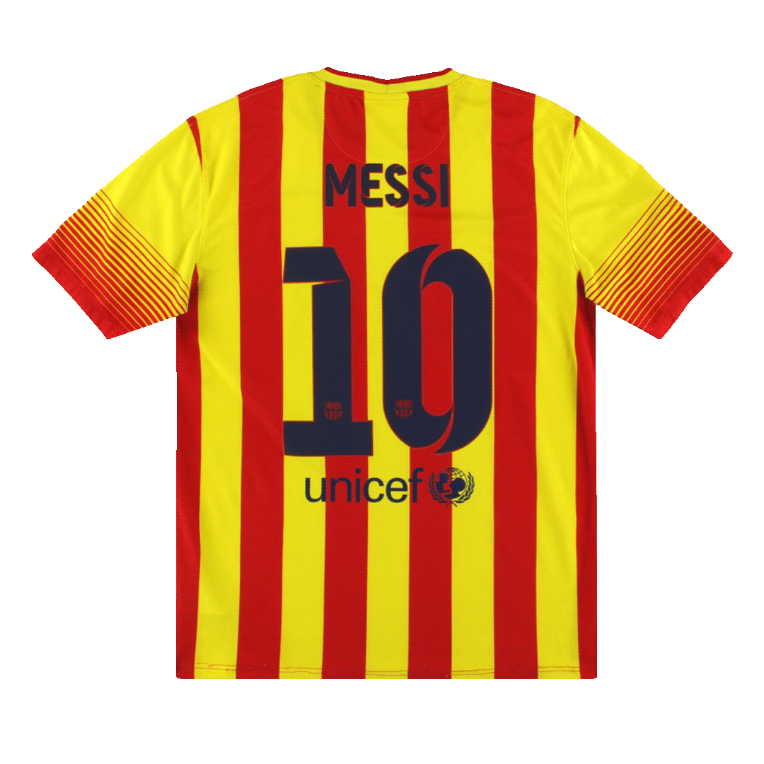Camiseta Retro 2013/14 MESSI #10 Barcelona Segunda Equipación 2025/26
