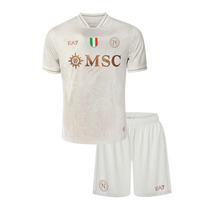 Miniconjunto Napoli 2025/26 Segunda Equipación Niño camiseta de fútbol