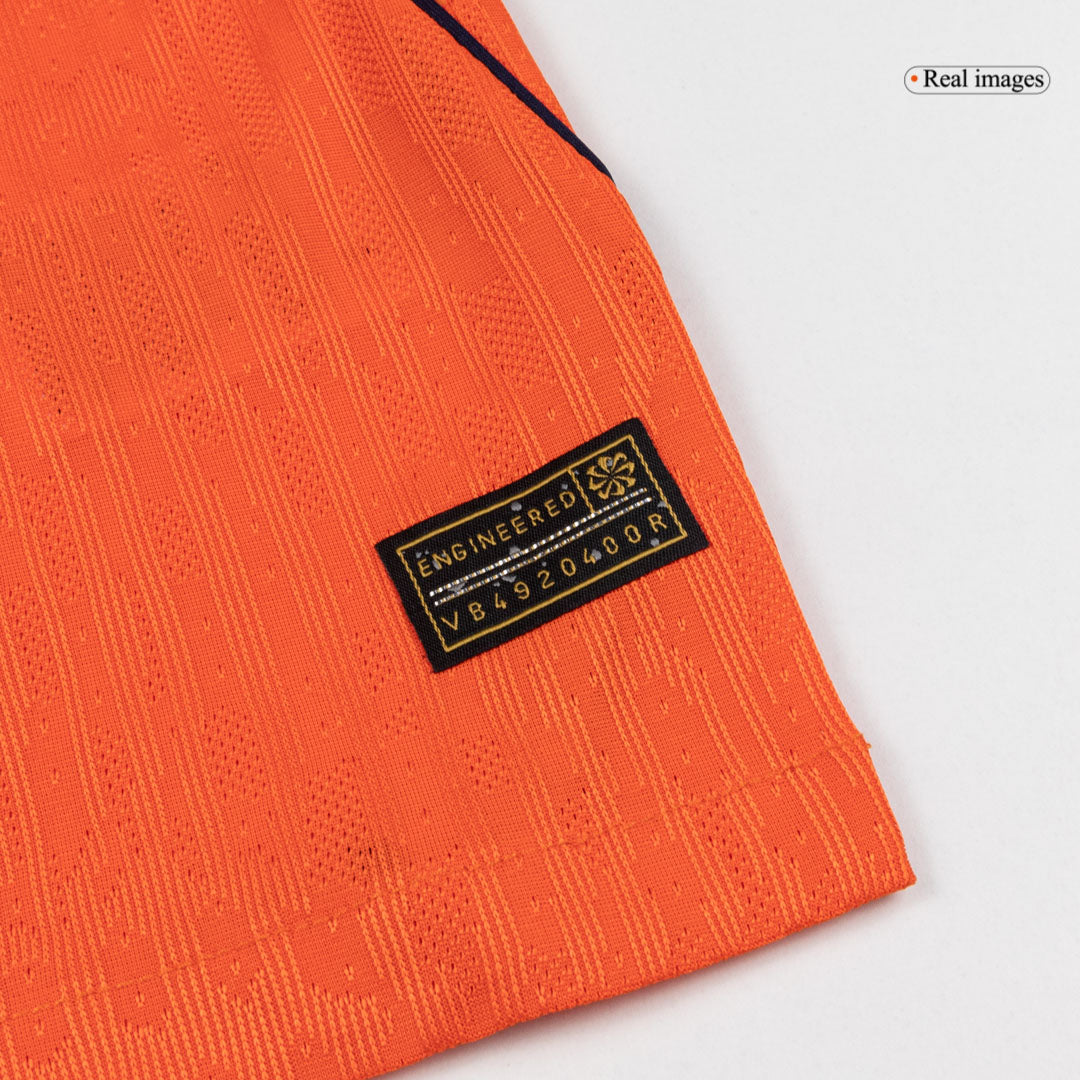Camiseta Auténtica VIRGIL #4 Netherlands 2026 Primera Equipación Copa del Mundo - Version Jugador