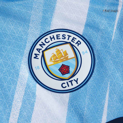Camiseta Auténtica REIJNDERS #4 Manchester City 2025/26 Primera Equipación - Version Jugador
