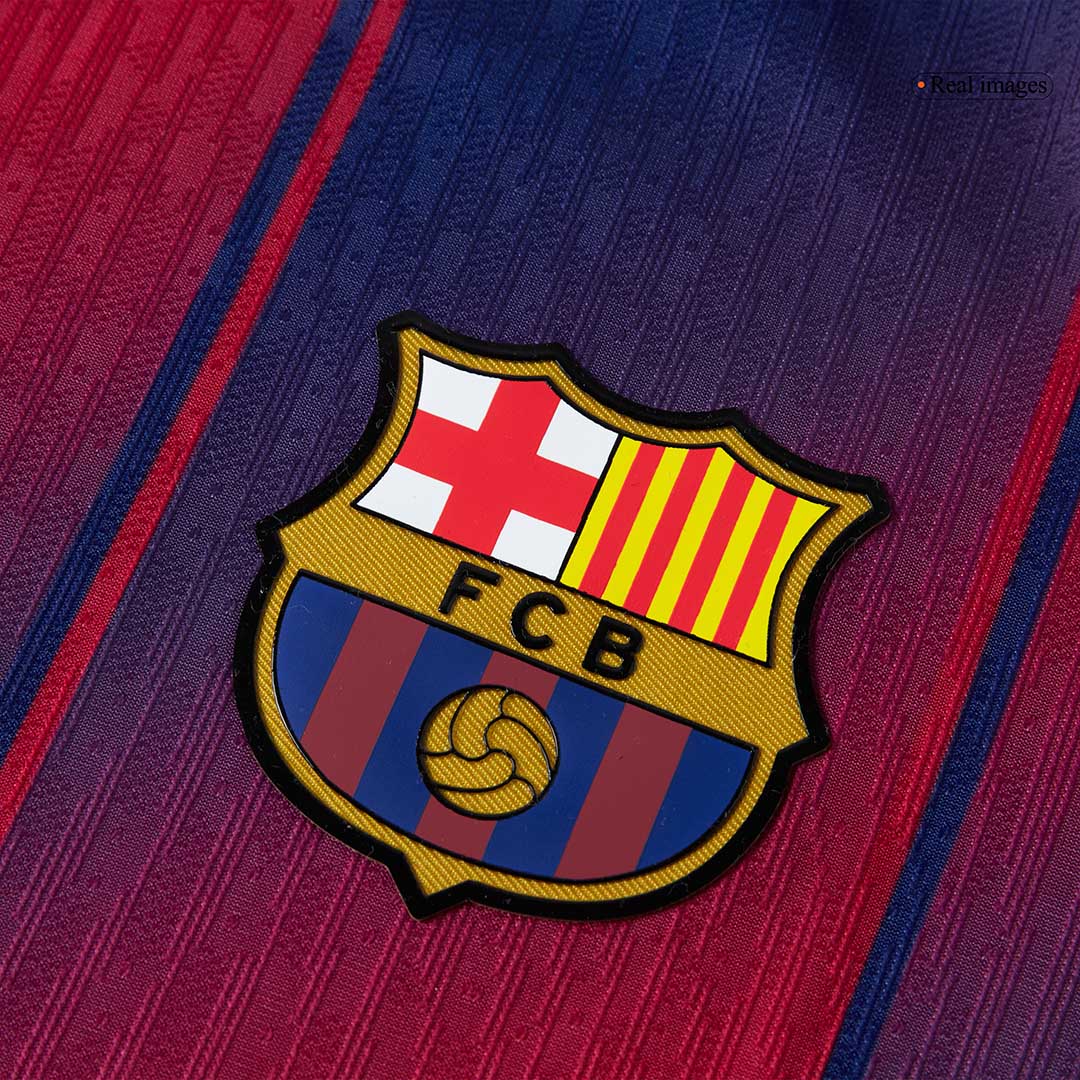 Camiseta Auténtica LAMINE YAMAL #10 Barcelona 2025/26 Primera Equipación - Version Jugador