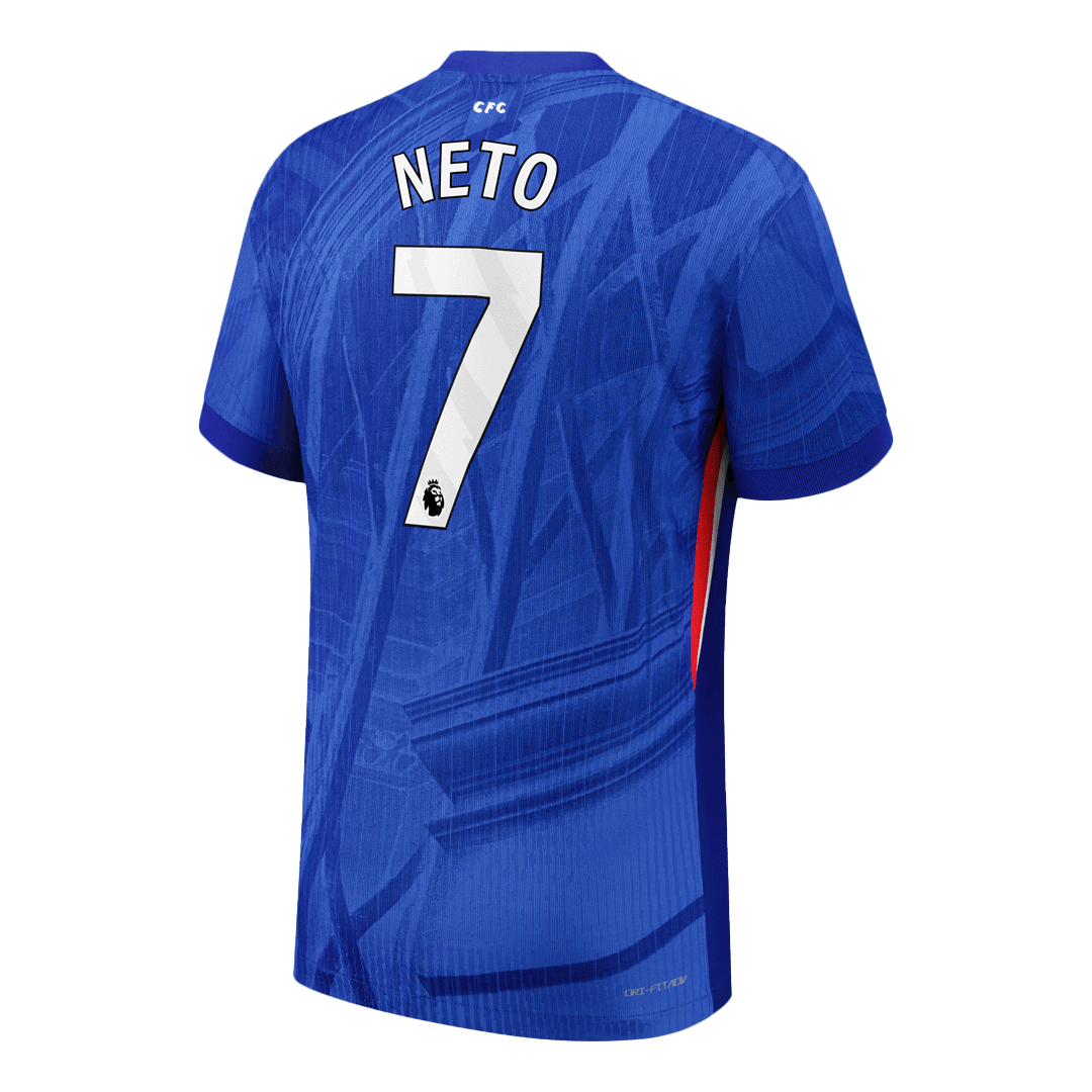Camiseta Auténtica NETO #7 Chelsea 2025/26 Primera Equipación - Version Jugador