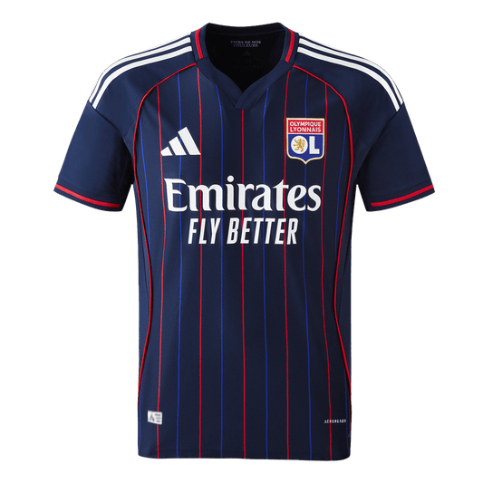 Camiseta Auténtica Olympique Lyonnais 2025/26 Segunda Equipación -Versión Jugador