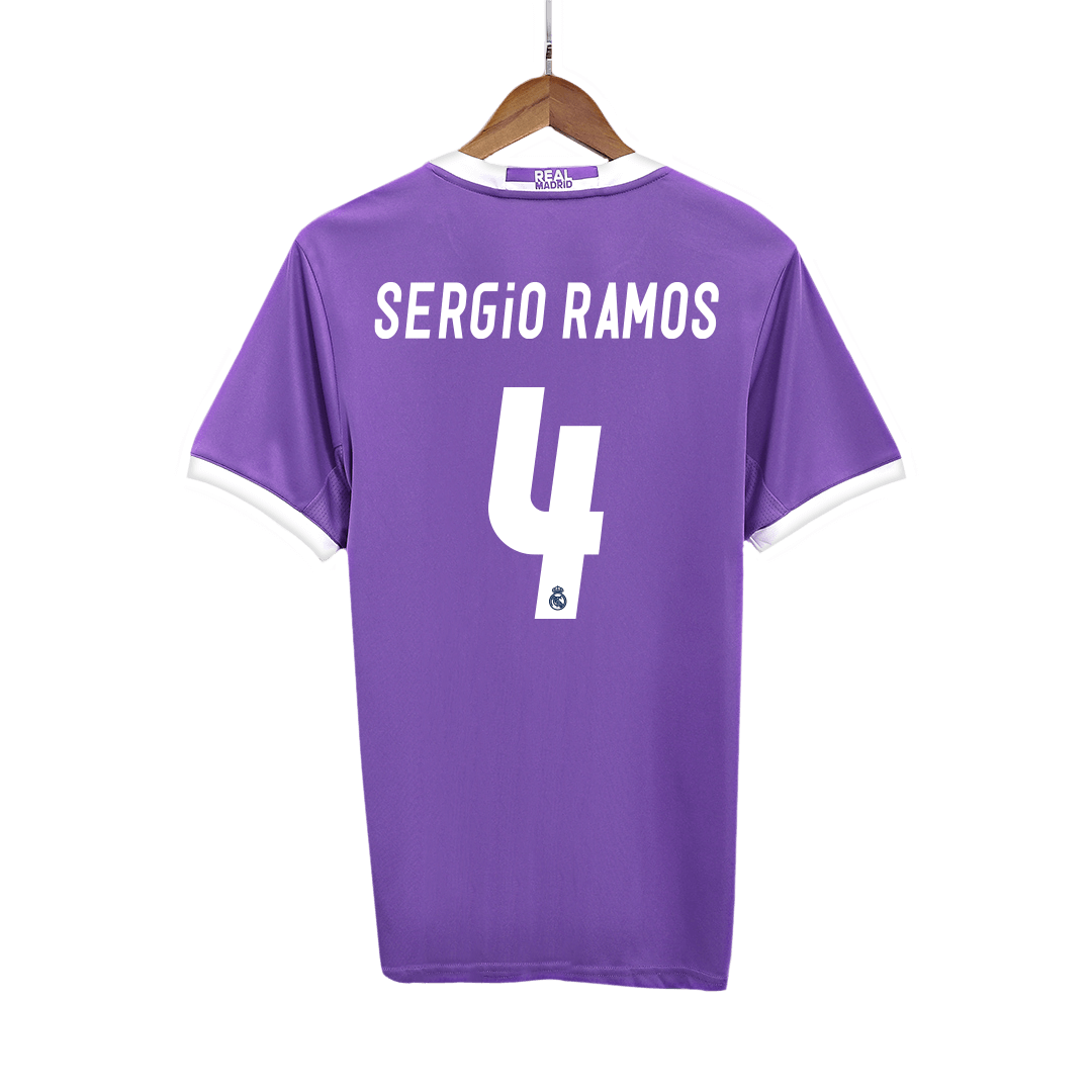 Camiseta Retro 2016/17 SERGIO RAMOS #4 Real Madrid 2025/26