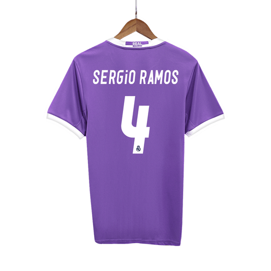 Camiseta Retro 2016/17 SERGIO RAMOS #4 Real Madrid 2025/26