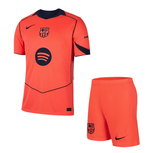 Conjunto Barcelona 
2025/26 Tercera Equipación camiseta de fútbol