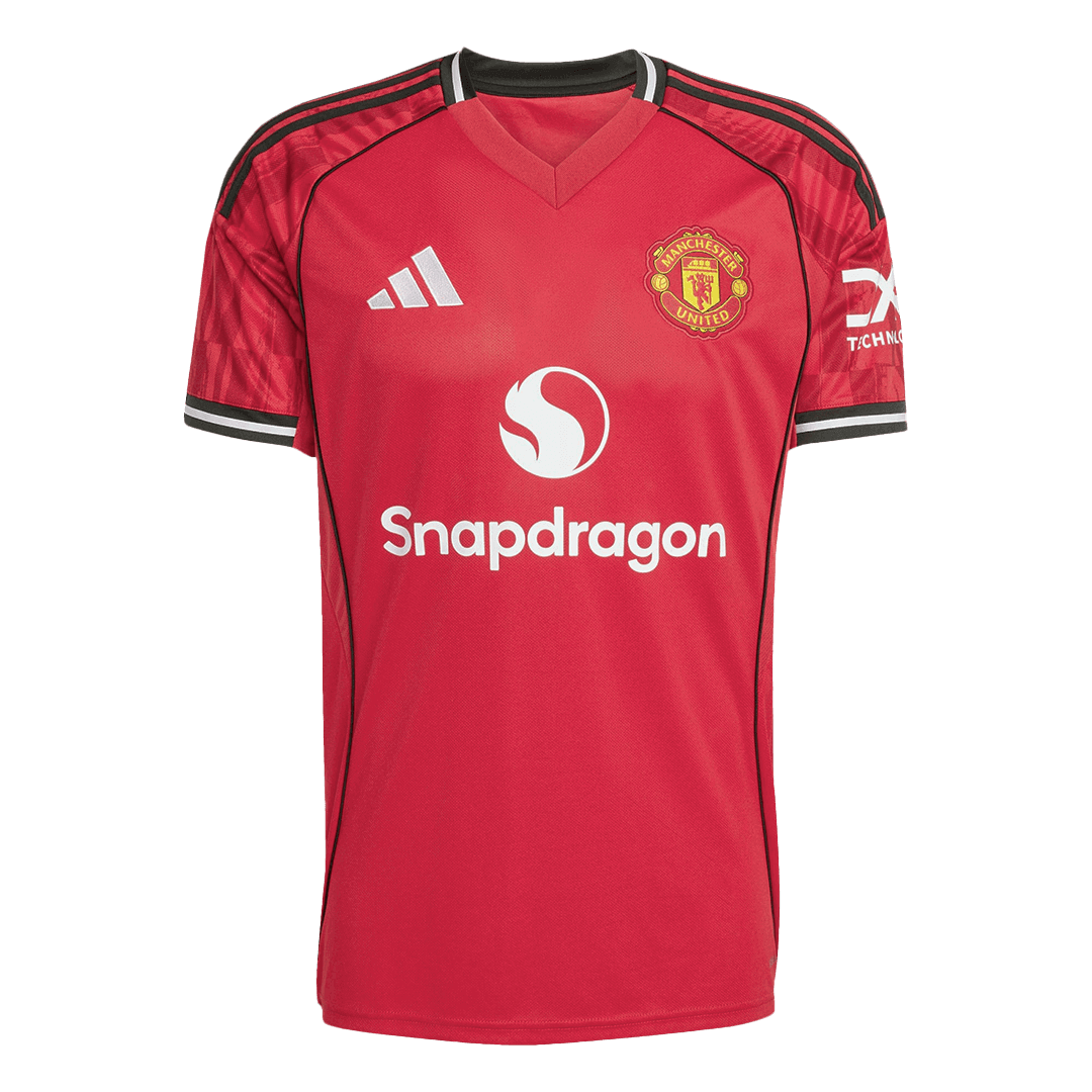 Camiseta B.FERNANDES #8 Manchester United 2025/26 Primera Equipación-Versión Hincha-Camisetas Pasion Shop