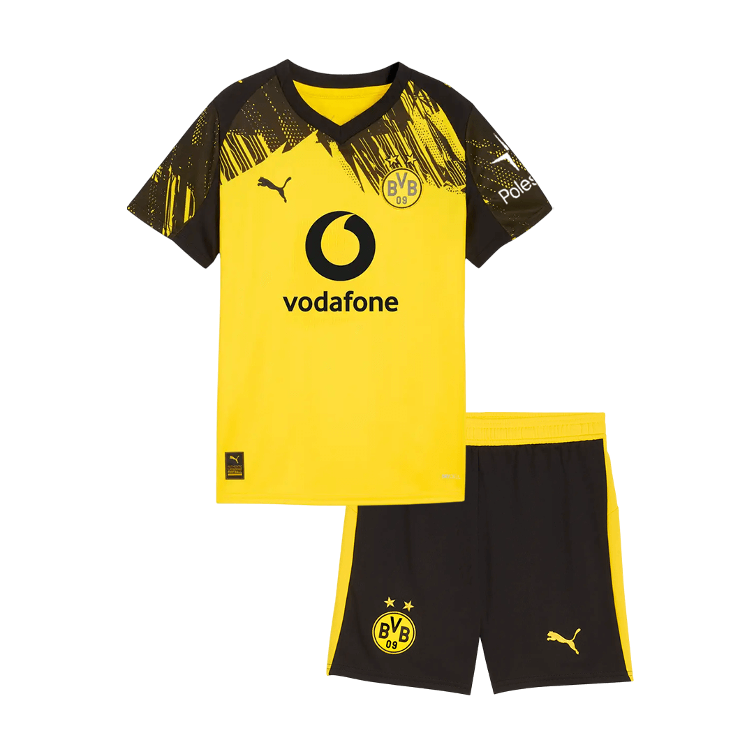 Conjunto Infantil Borussia Dortmund 2025/26 Primera Equipación camiseta de fútbol