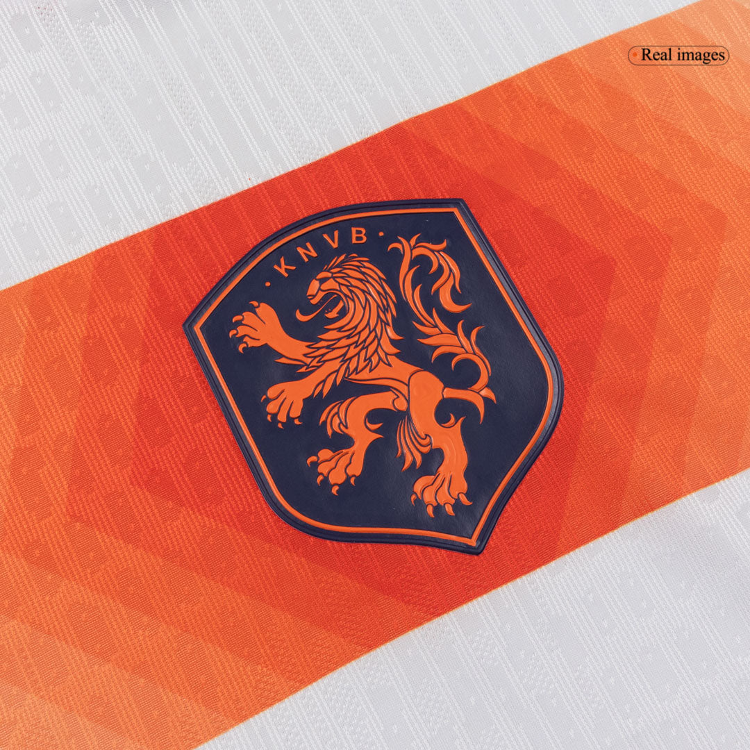 Camiseta Auténtica VIRGIL #4 Netherlands 2026 Segunda Equipación Copa del Mundo - Version Jugador
