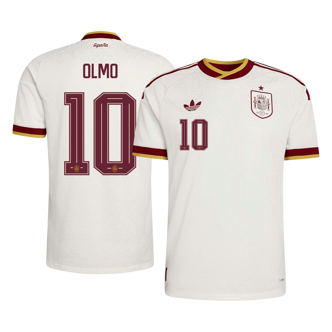 Camiseta Auténtica OLMO #10 Spain 2026 Segunda Equipación Copa del Mundo - Version Jugador