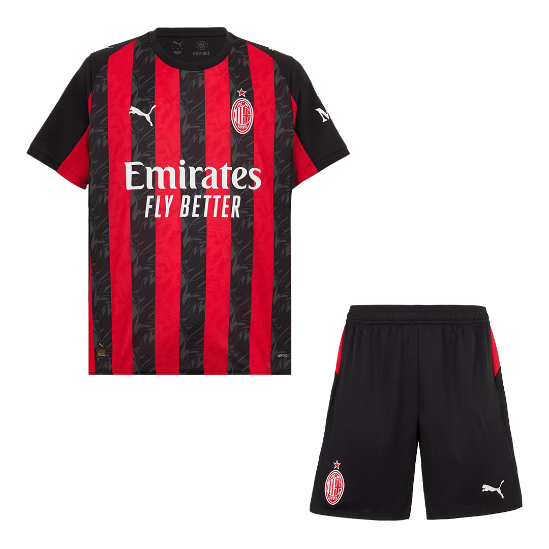 Calidad Premium Conjunto AC Milan 2025/26 Primera Equipación (Camiseta + Pantalón Corto)
