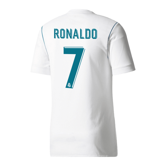 Camiseta Retro 2017/18 RONALDO #7 Real Madrid Primera Equipación 2025/26