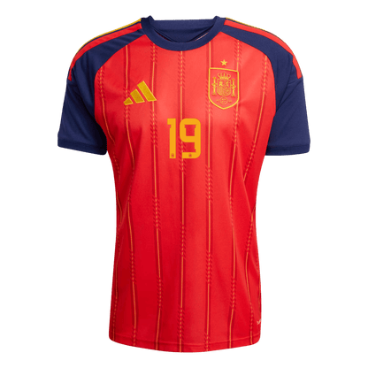 Camiseta LAMINE YAMAL #19 Spain 2026 Primera Equipación Copa del Mundo - Version Hincha - Calidad premium