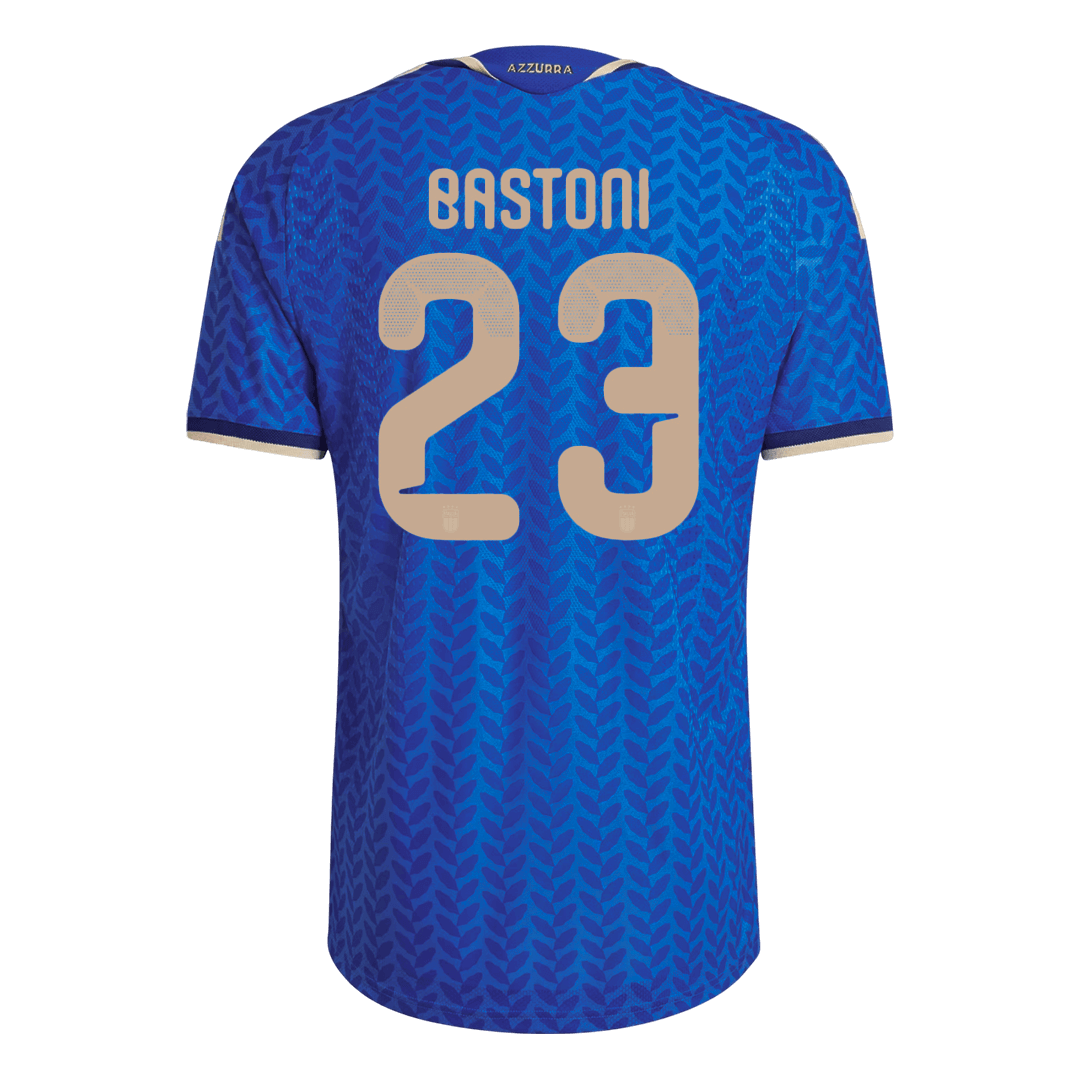 Camiseta Auténtica BASTONI #23 Italy 2026 Primera Equipación Copa del Mundo - Version Jugador