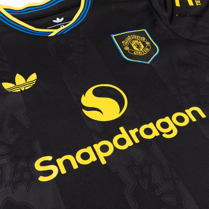 Conjunto Infantil Completo Manchester United 2025/26 Tercera Equipación