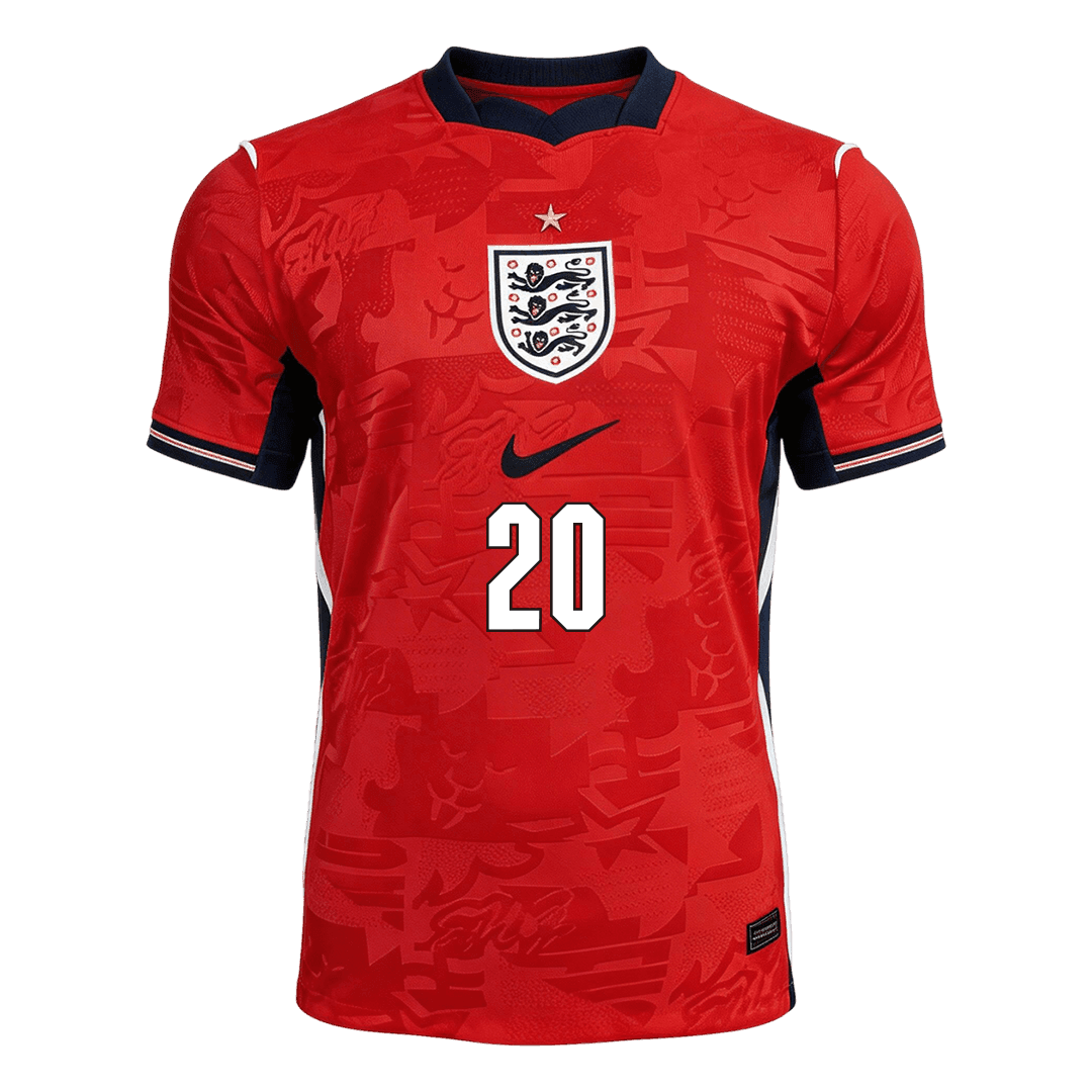 Camiseta Auténtica PALMER #20 England 2026 Segunda Equipación Copa del Mundo - Version Jugador