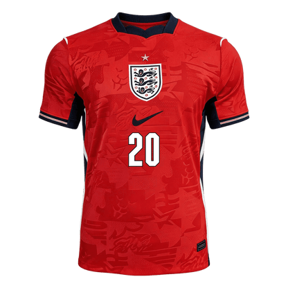 Camiseta Auténtica PALMER #20 England 2026 Segunda Equipación Copa del Mundo - Version Jugador