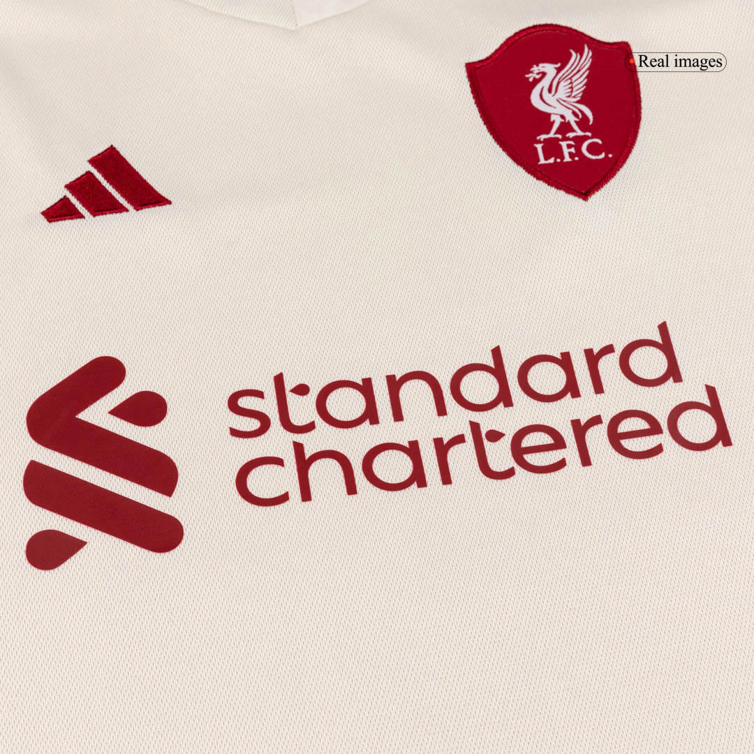 Conjunto Infantil Completo Liverpool 2025/26 Segunda Equipación Kids-Camisetas Pasion Shop