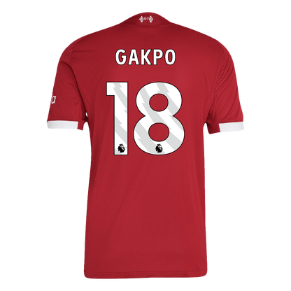 Camiseta Auténtica GAKPO #18 Liverpool 2025/26 Primera Equipación - Version Jugador
