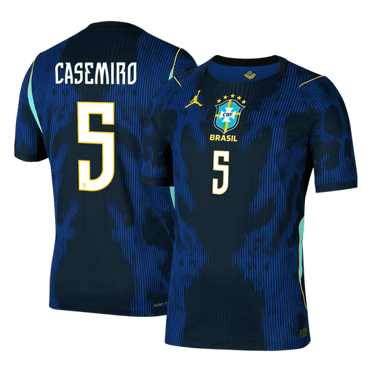 Camiseta Auténtica CASEMIRO #5 Brazil 2026 Segunda Equipación Copa del Mundo - Version Jugador