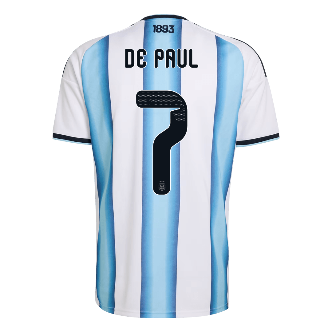 Camiseta DE PAUL #7 Argentina 2026 Primera Equipación Copa del Mundo - Version Hincha - Calidad premium