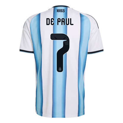 Camiseta DE PAUL #7 Argentina 2026 Primera Equipación Copa del Mundo - Version Hincha - Calidad premium