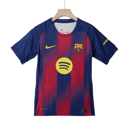 Camiseta Auténtica LAMINE YAMAL #10 Barcelona 2025/26 Primera Equipación - Version Jugador