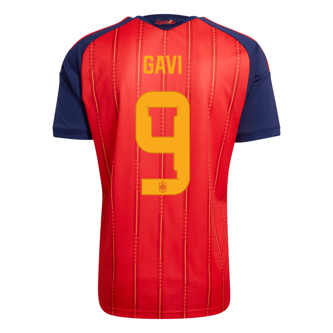 Camiseta GAVI #9 Spain 2026 Primera Equipación Copa del Mundo - Version Hincha - Calidad premium