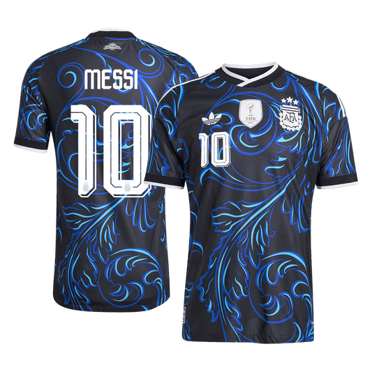 Camiseta Auténtica MESSI #10 Argentina 2026 Segunda Equipación Copa del Mundo - Version Jugador