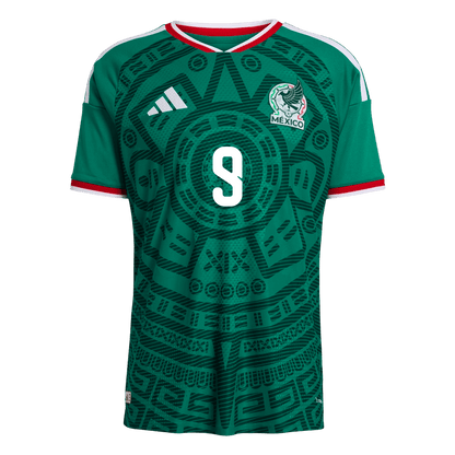 Camiseta Auténtica Raúl #9 Mexico 2026 Primera Equipación Copa del Mundo - Version Jugador