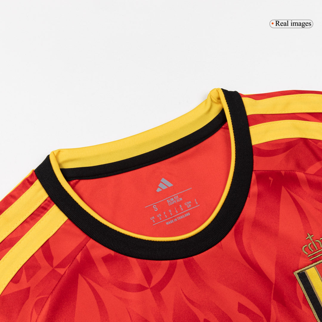 Camiseta DE BRUYNE #7 Belgium 2026 Primera Equipación Copa del Mundo - Versión Hincha