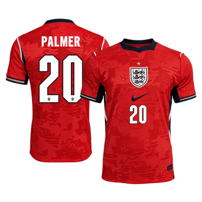 Camiseta PALMER #20 England 2026 Segunda Equipación Copa del Mundo - Versión Hincha