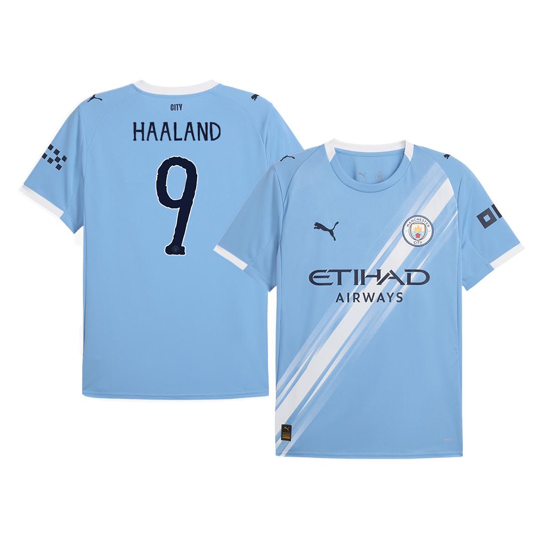 Camiseta HAALAND #9 Manchester City 2025/26 Copa Mundial de Clubes Primera Equipación Hombre - Versi