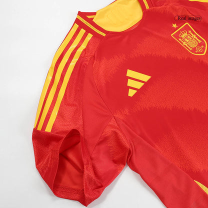 Auténtica LAMINE YAMAL #19 España 2024 Primera Equipacion - Version Jugador