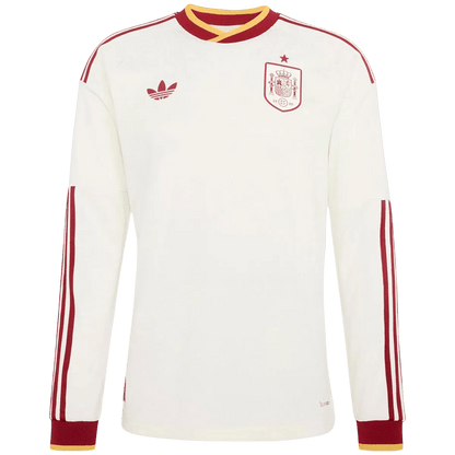 Manga Larga Spain 2026 Segunda Equipación Copa del Mundo - Version Hincha