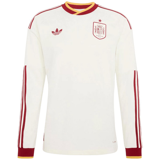 Manga Larga Spain 2026 Segunda Equipación Copa del Mundo - Version Hincha