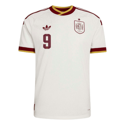Camiseta Auténtica GAVI #9 Spain 2026 Segunda Equipación Copa del Mundo - Version Jugador