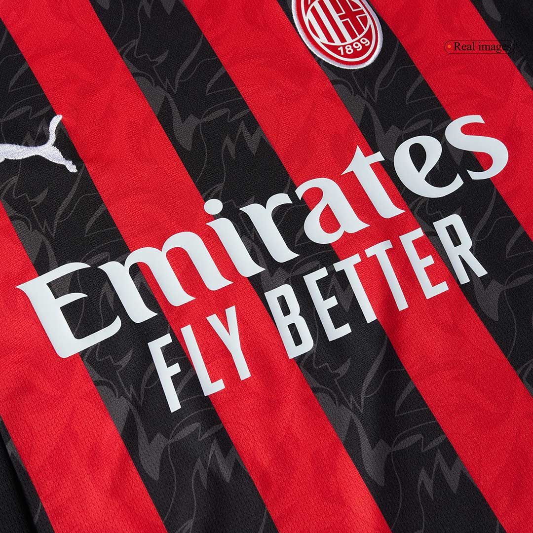 Conjunto AC Milan 2025/26 Primera Equipación (Camiseta + Pantalón Corto)-Camisetas Pasion Shop