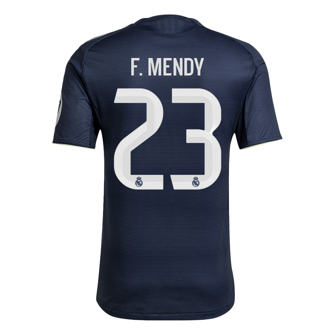 Camiseta Auténtica F.MENDY #23 Real Madrid 2025/26 Segunda Equipación - Version Jugador